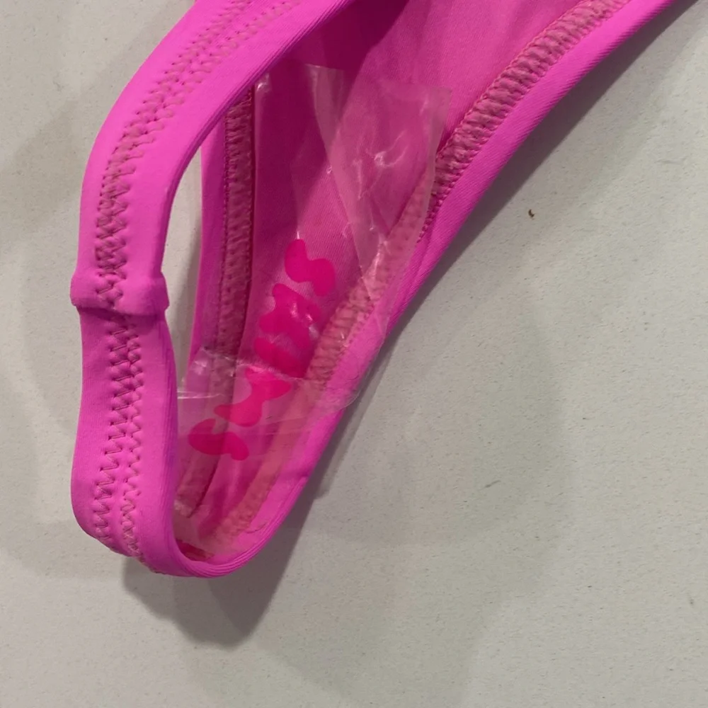 SKIMS Bathing Suit Bottoms Thong in Color Taffy Plus Size 4X NWT